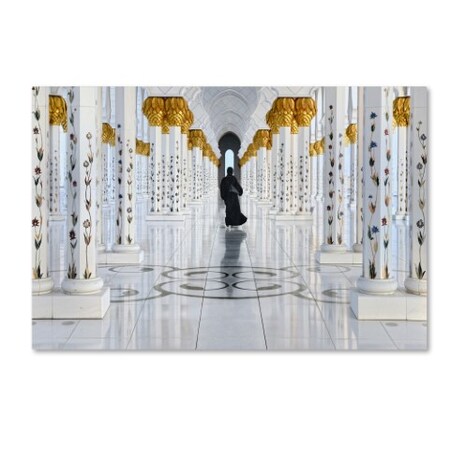 Izidor Gasperlin 'Golden Walk' Canvas Art,16x24